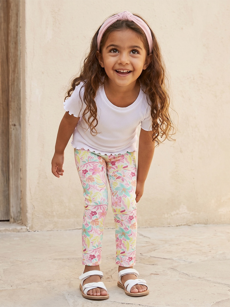 Pack of 2 Leggings with Assorted Design