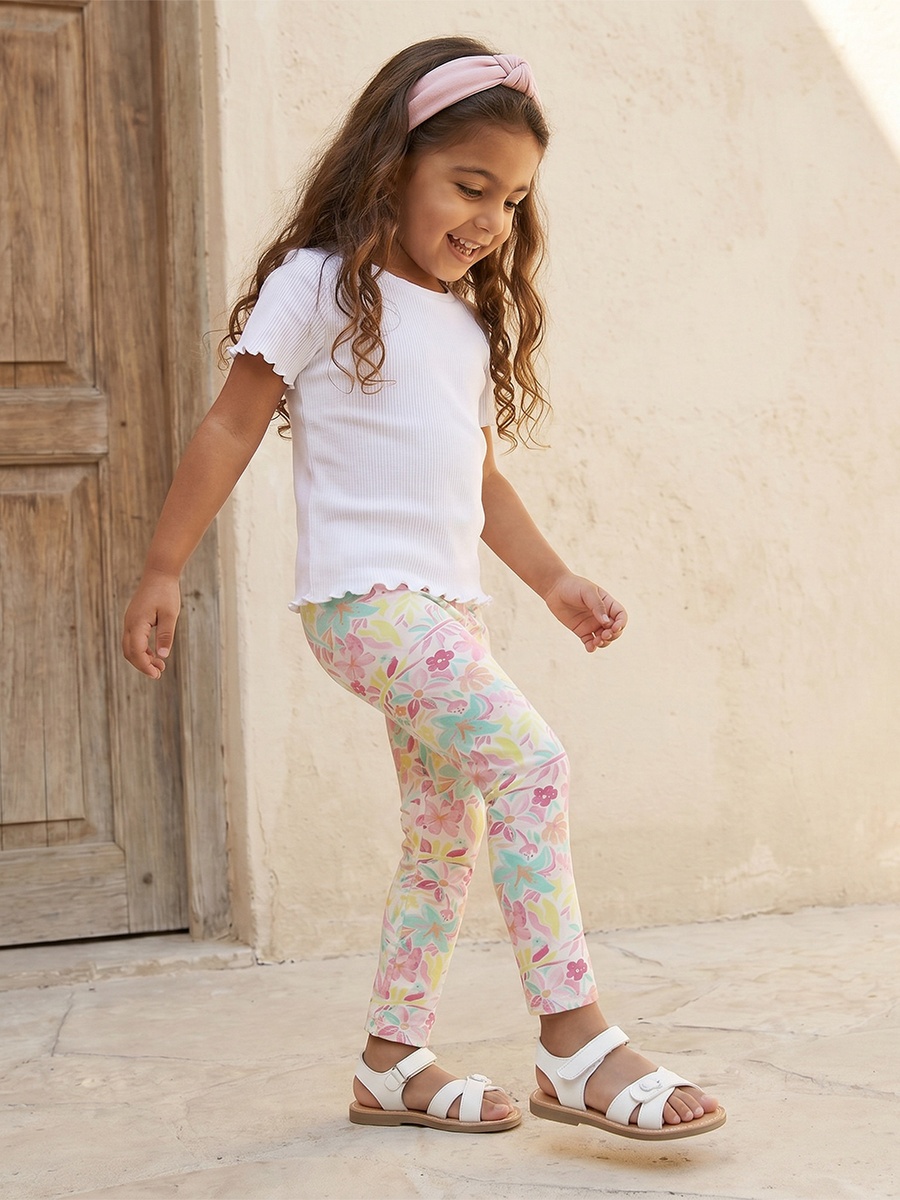 Pack of 2 Leggings with Assorted Design