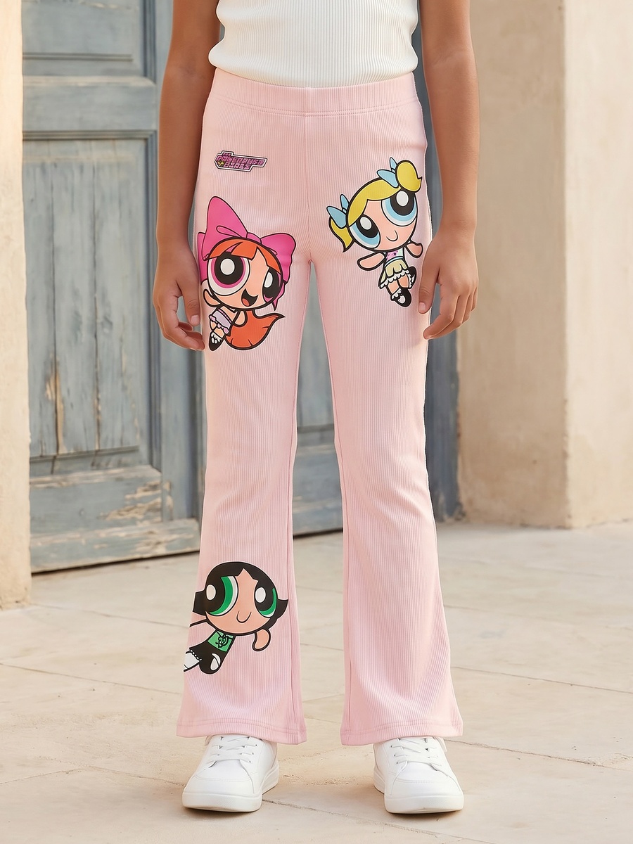 Leggings with Powerpuff Girls Print