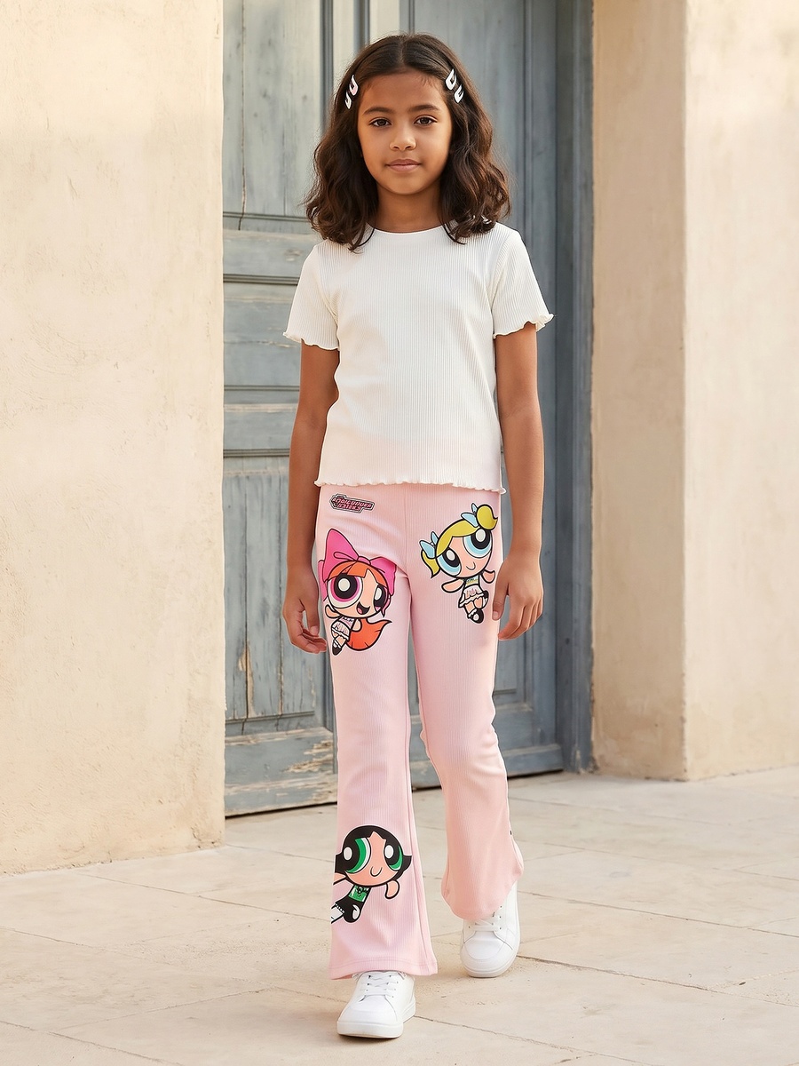 Leggings with Powerpuff Girls Print