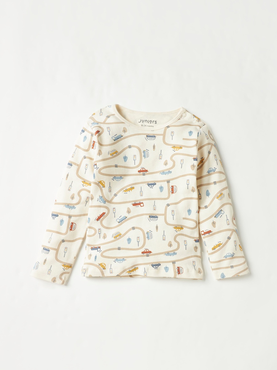 Tractor Print T-Shirt and Pyjama Set