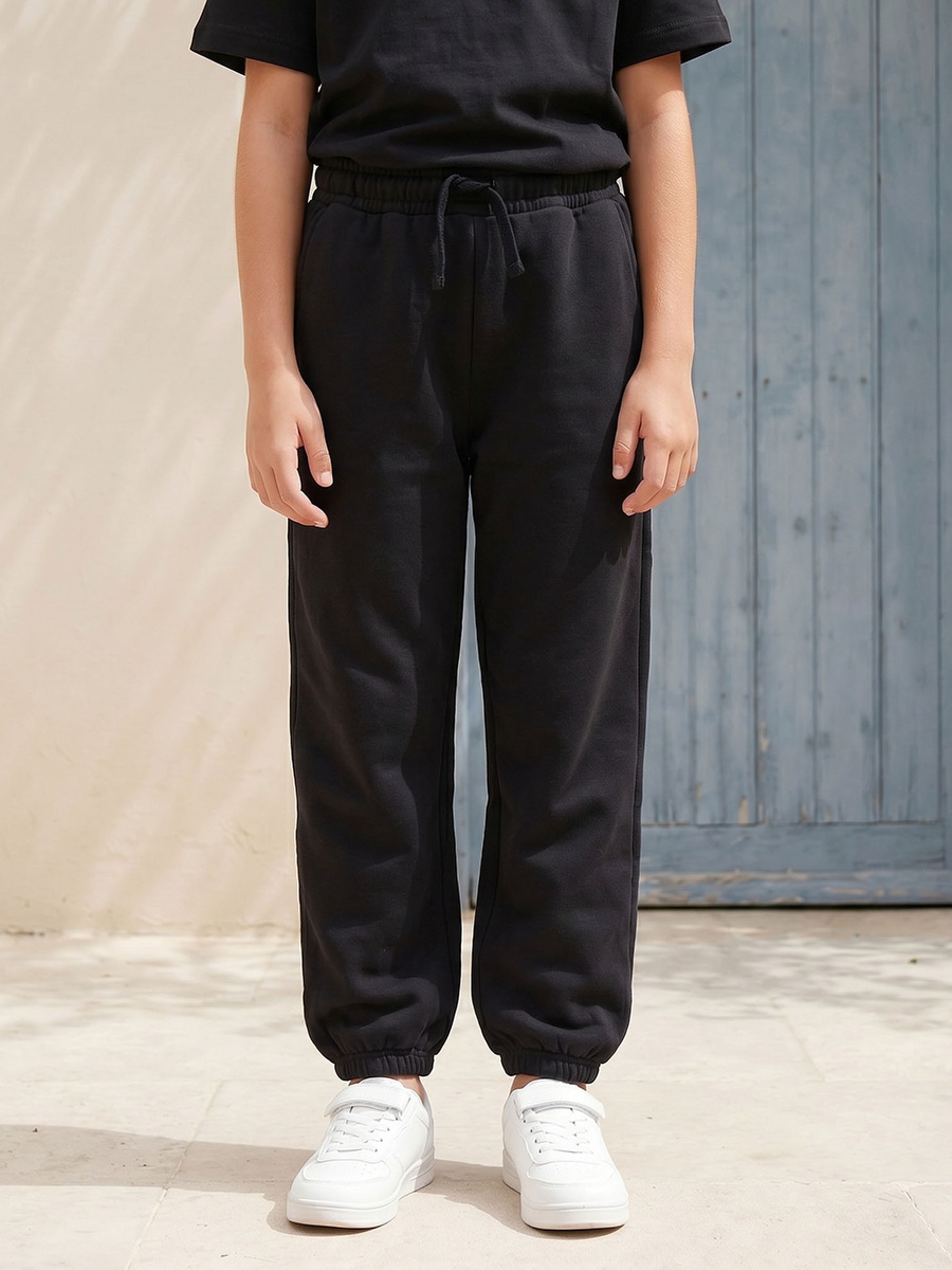 Crew Neck Short Sleeves T-Shirt and Joggers Set