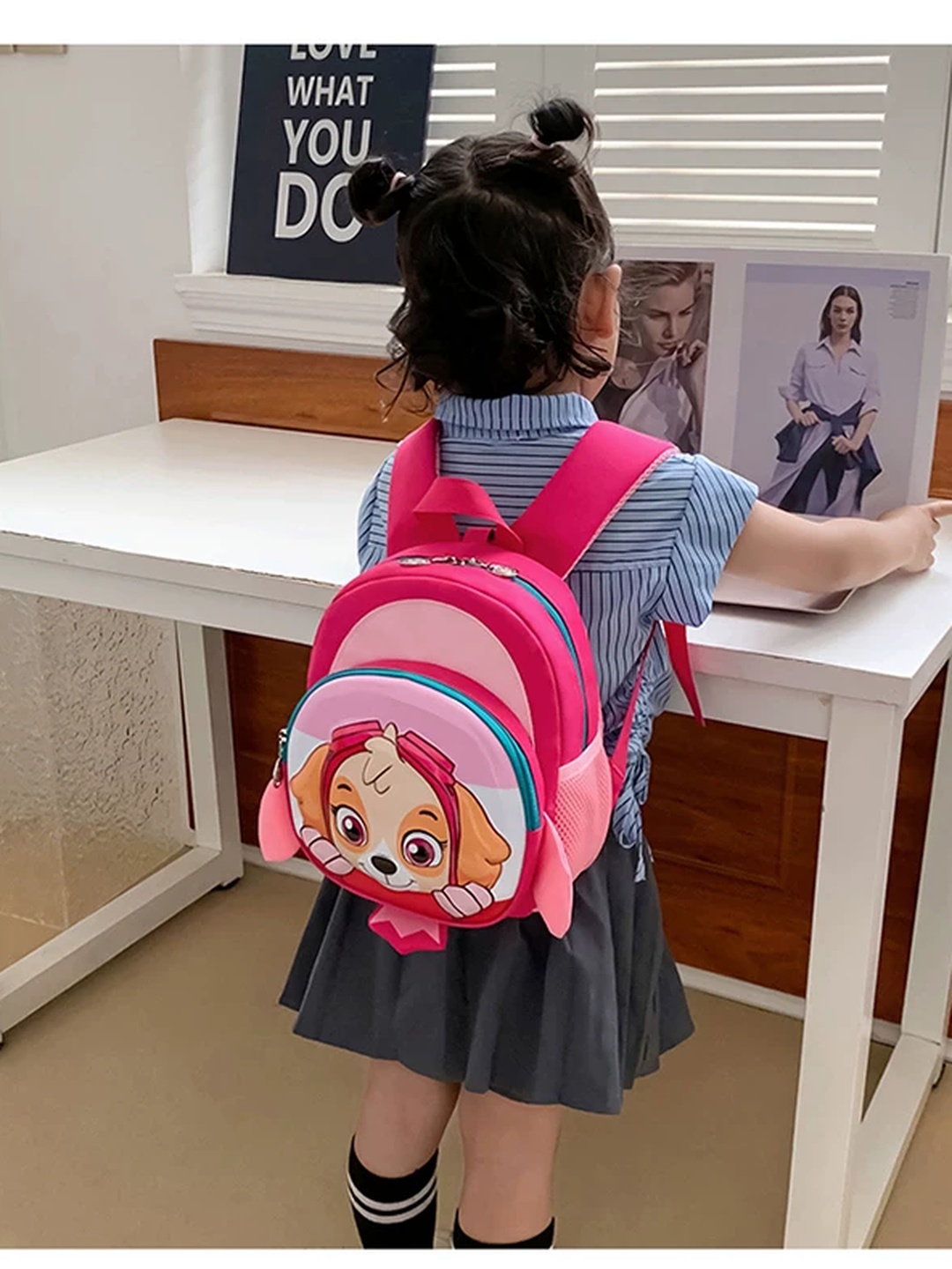Cartoon Puppy Print Backpack