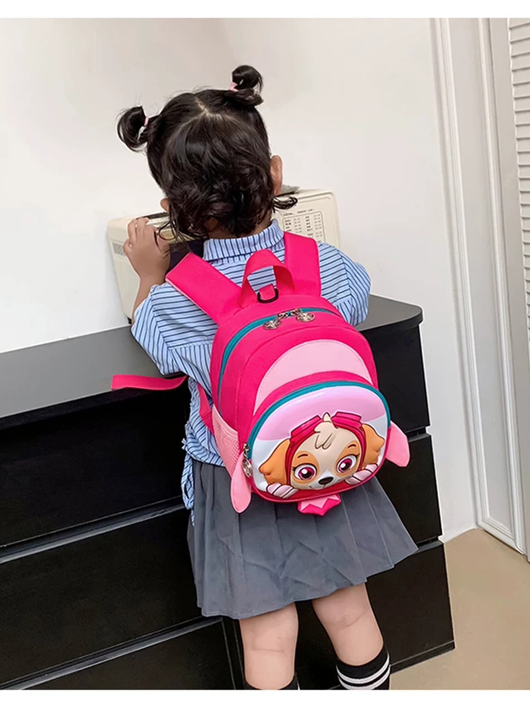 Cartoon Puppy Print Backpack