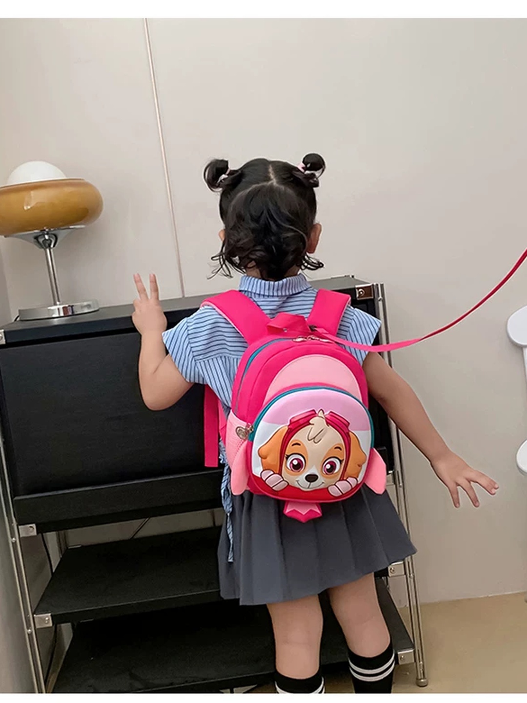 Cartoon Puppy Print Backpack