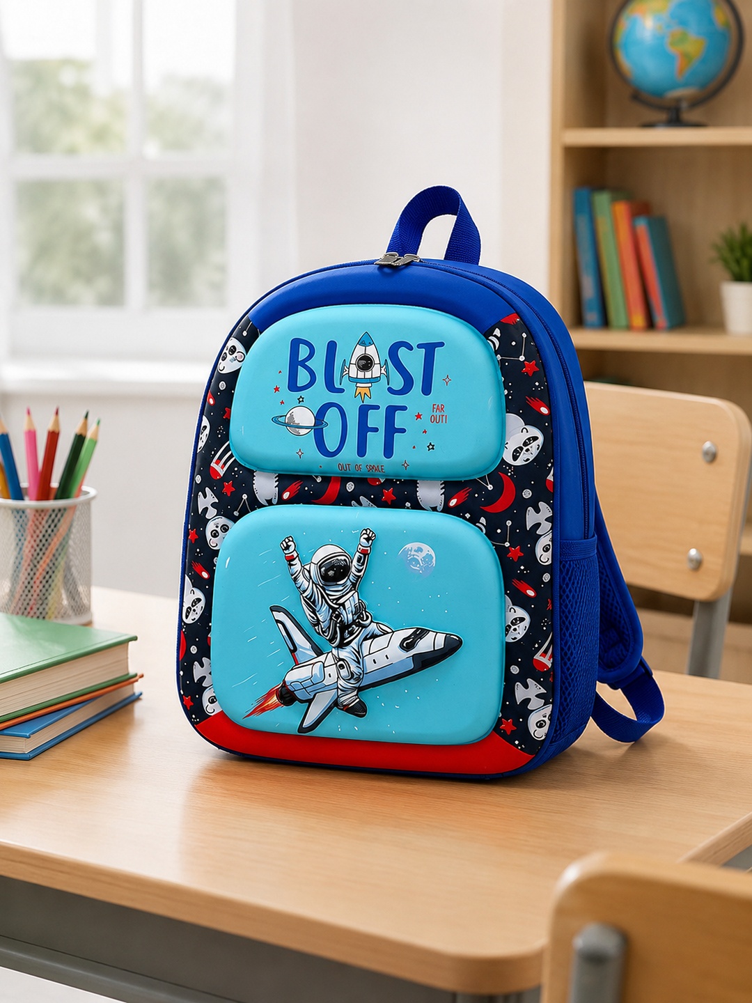 3D Graphic Pocket Backpack