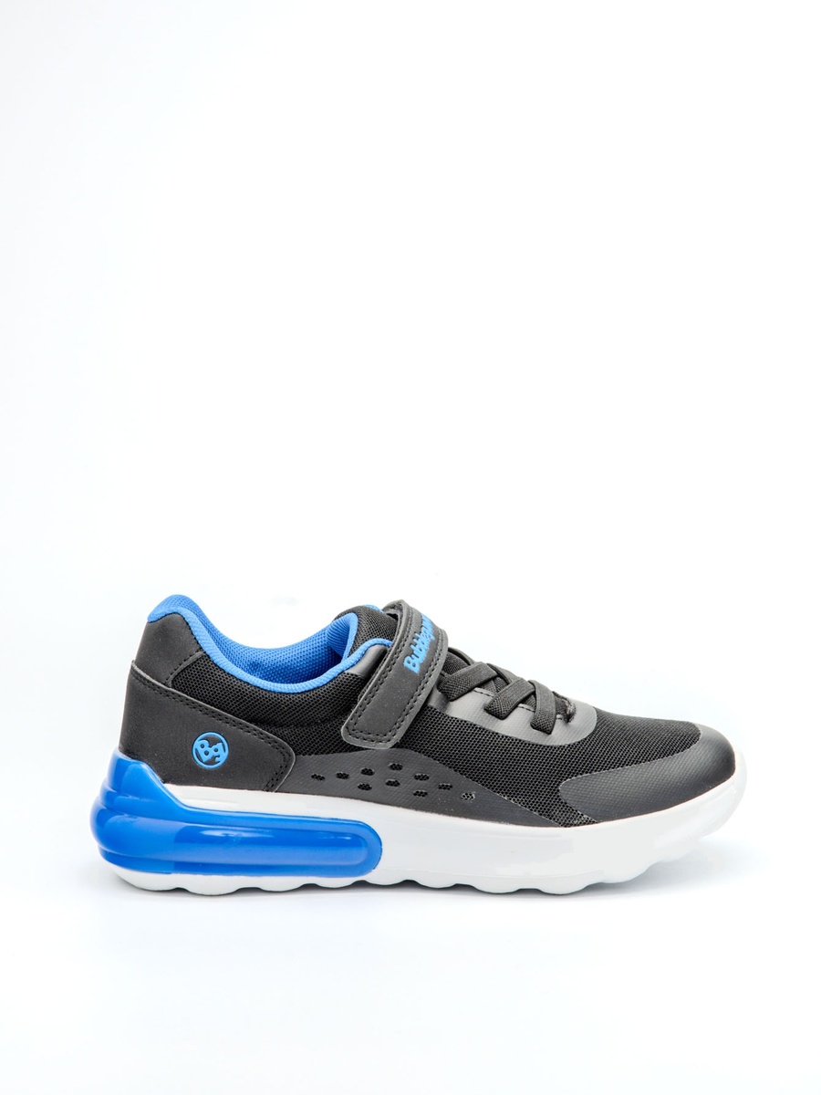 Contrast Tab Sneakers with Hook and Loop Closure