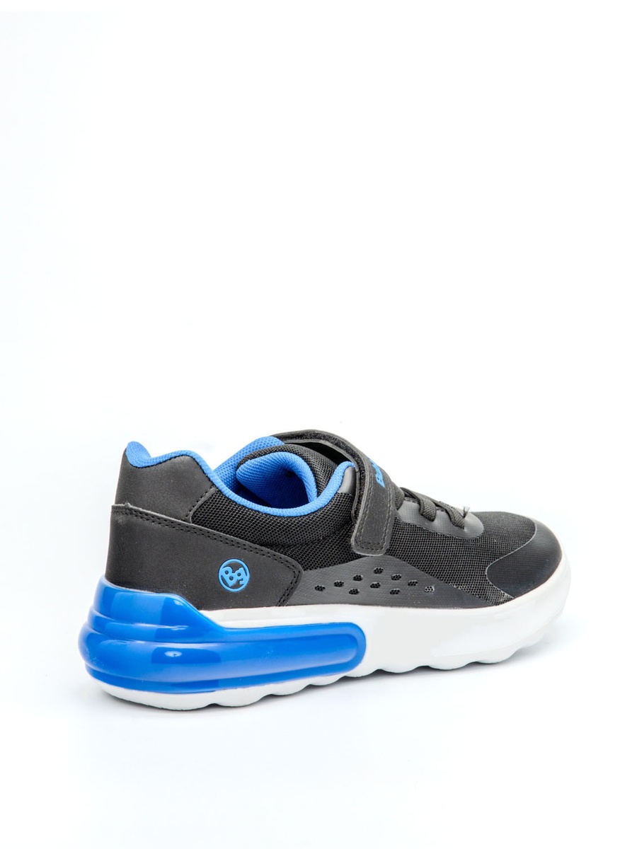 Contrast Tab Sneakers with Hook and Loop Closure