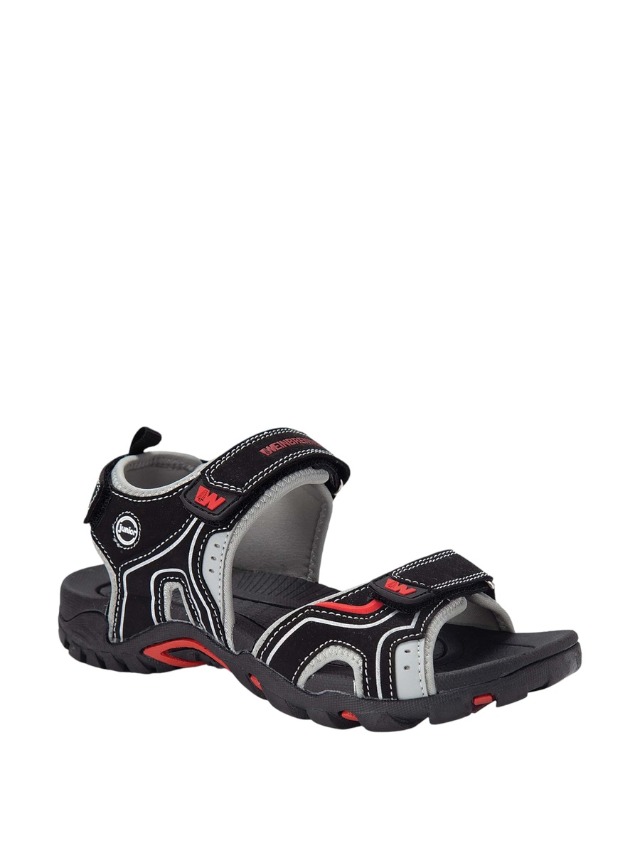 Casual Flat Sandals with Hook and Loop