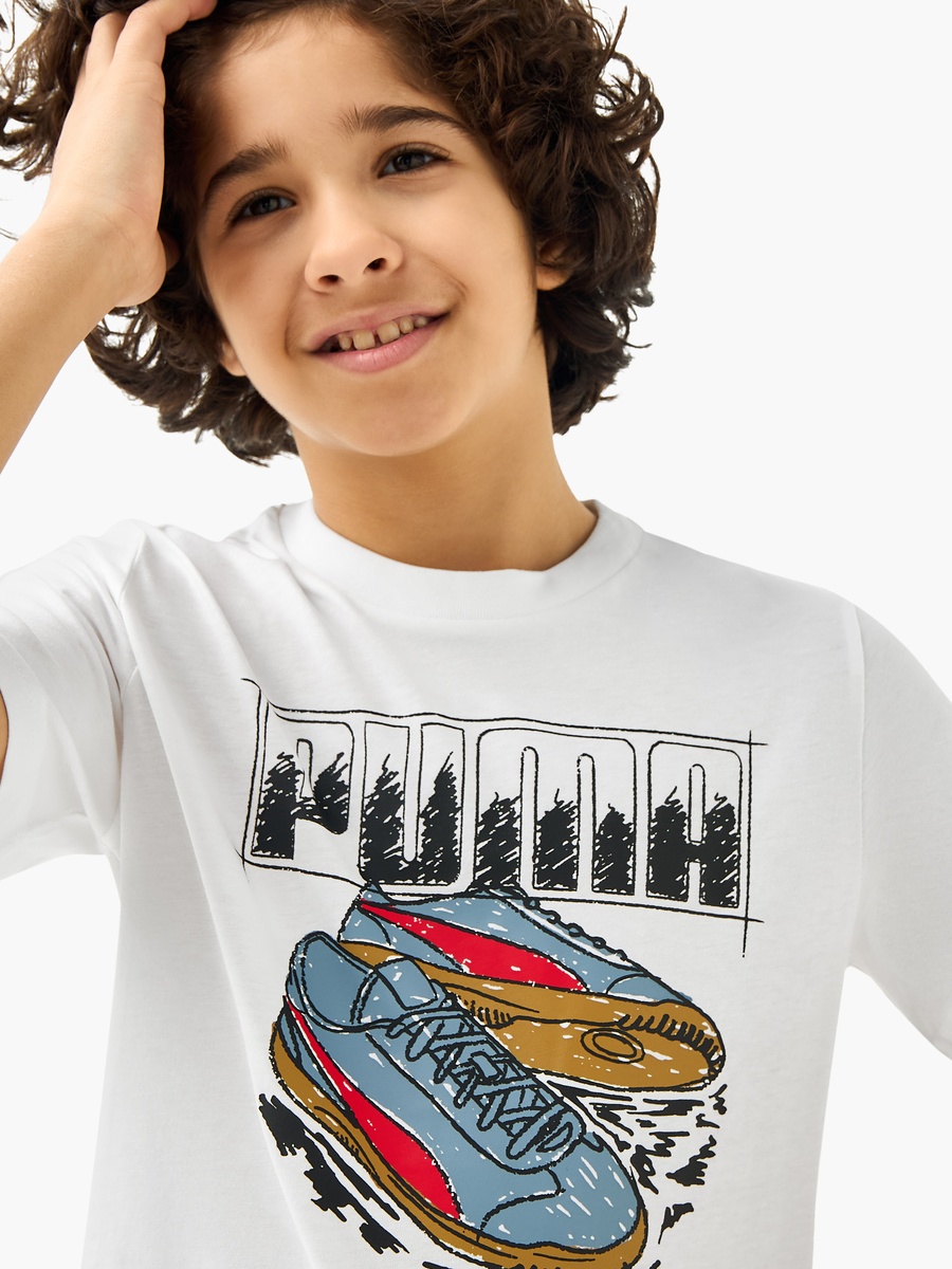 Graphic Print T-Shirt with Short Sleeves