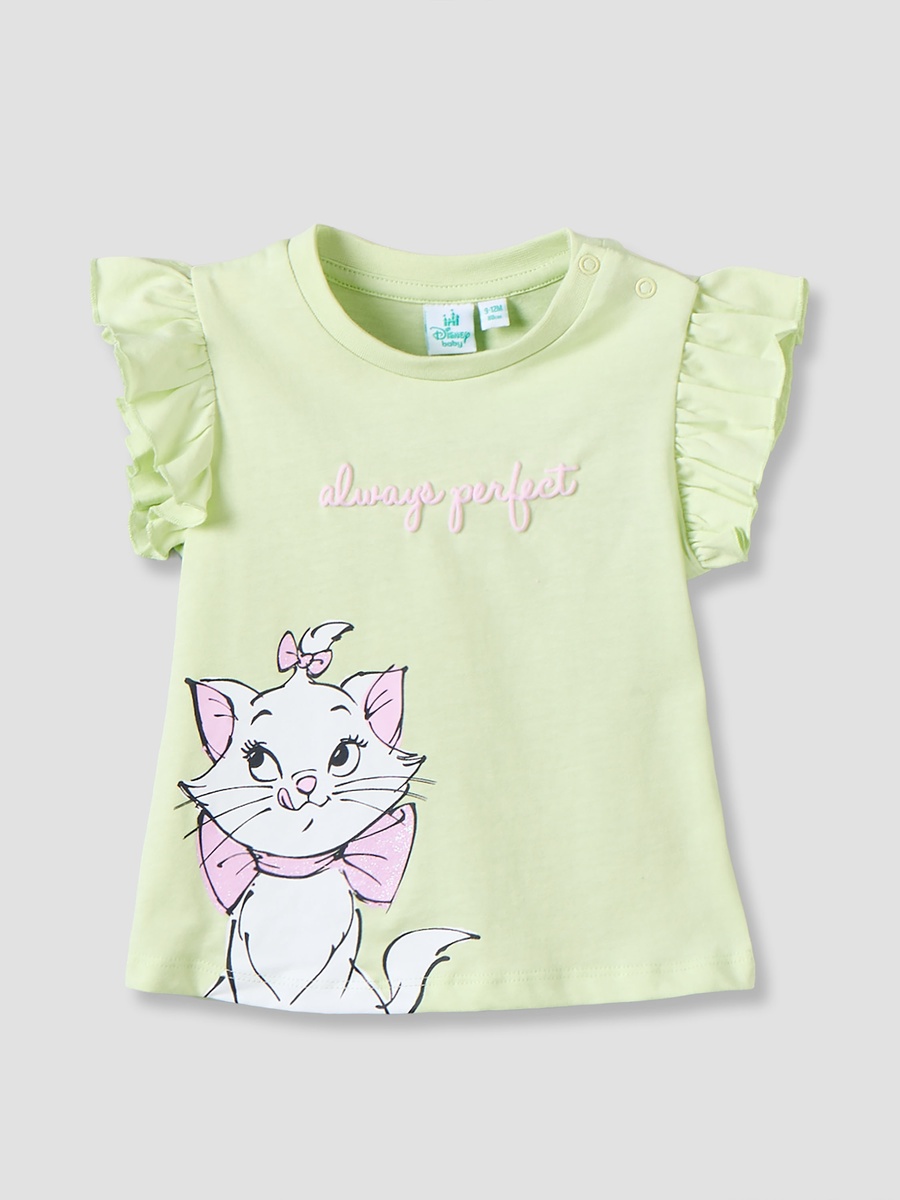Pack of 2 Crew Neck Sleeveless T-Shirt with Marie Print