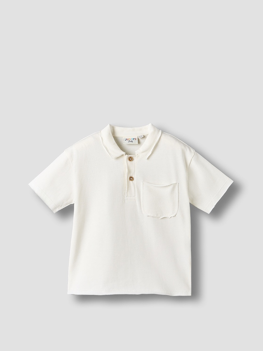Collared Short Sleeves Polo T-Shirt