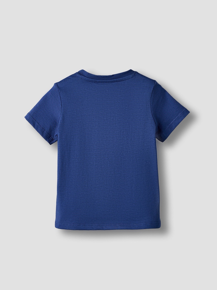 Crew Neck Short Sleeves T-Shirt with Farmyard Print