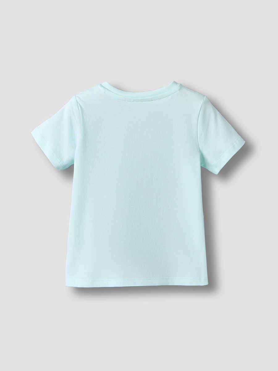 Crew Neck Short Sleeves T-Shirt with Vehicle Print