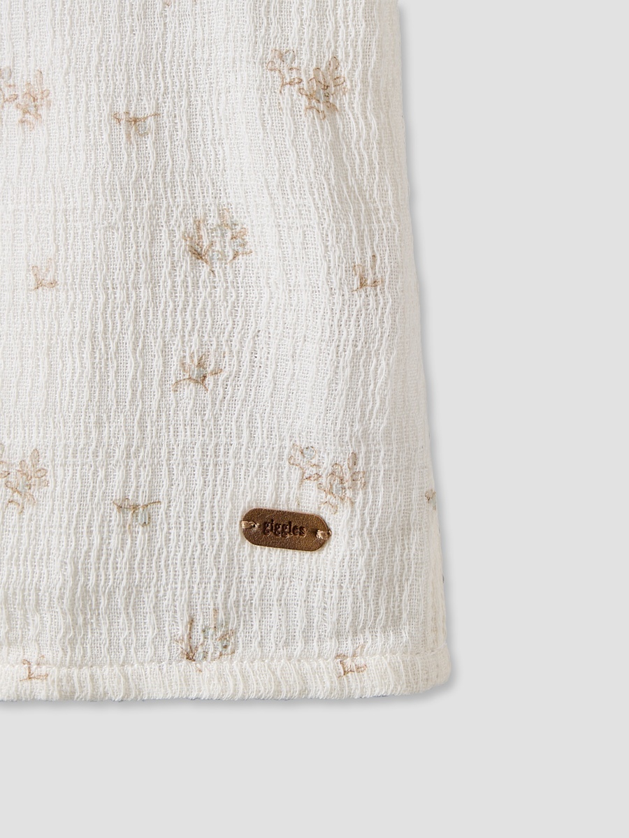 Collared Short Sleeves Polo T-Shirt with Floral Print