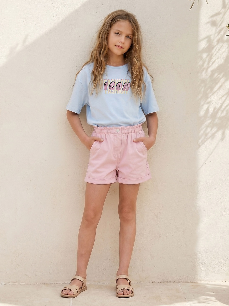 Crew Neck Short Sleeves T-Shirt with Graphic Print
