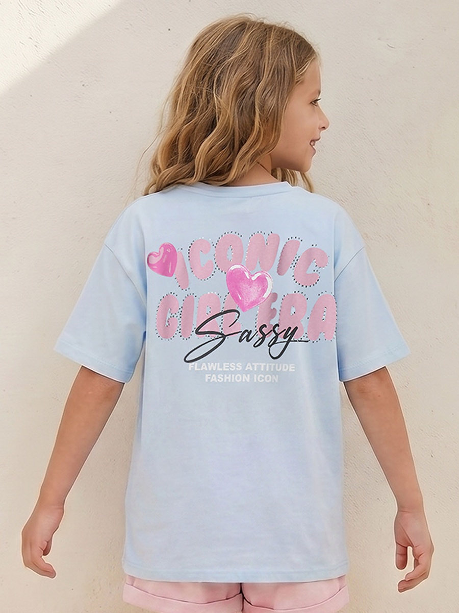 Crew Neck Short Sleeves T-Shirt with Graphic Print