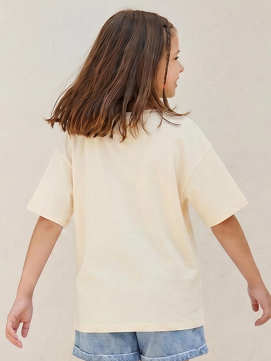 Crew Neck Short Sleeves T-Shirt with Graphic Print