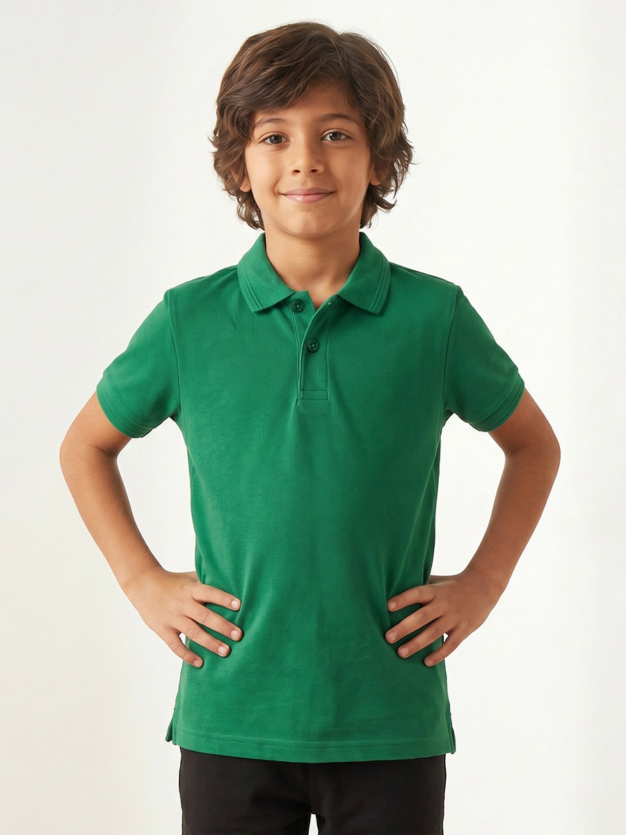 Solid Short Sleeves Polo T-Shirt