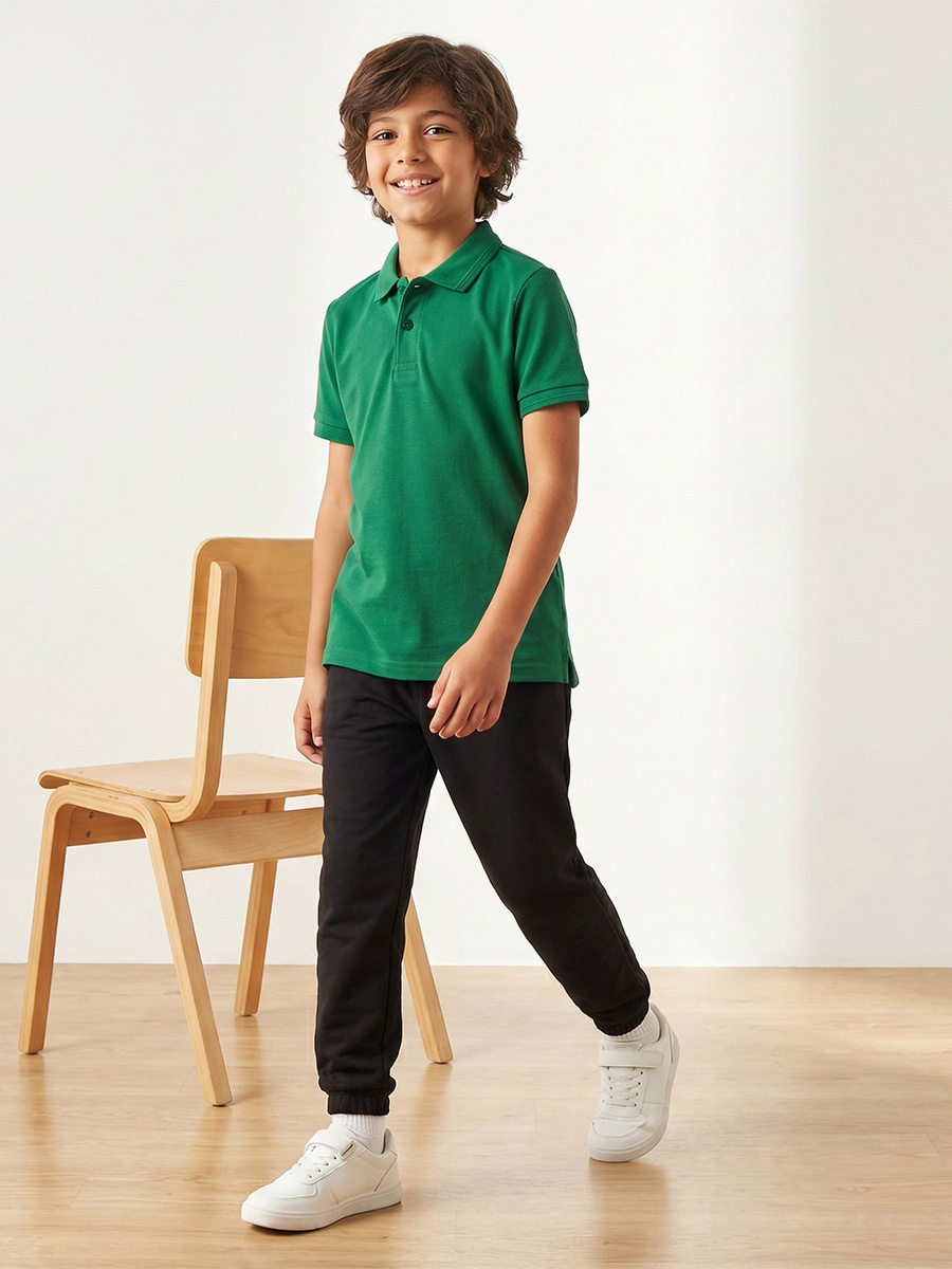 Solid Short Sleeves Polo T-Shirt