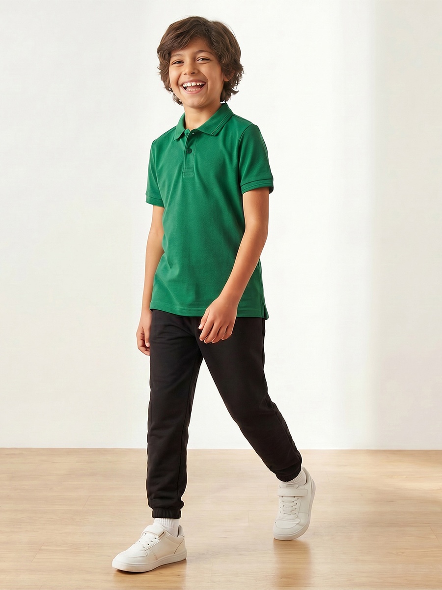Solid Short Sleeves Polo T-Shirt