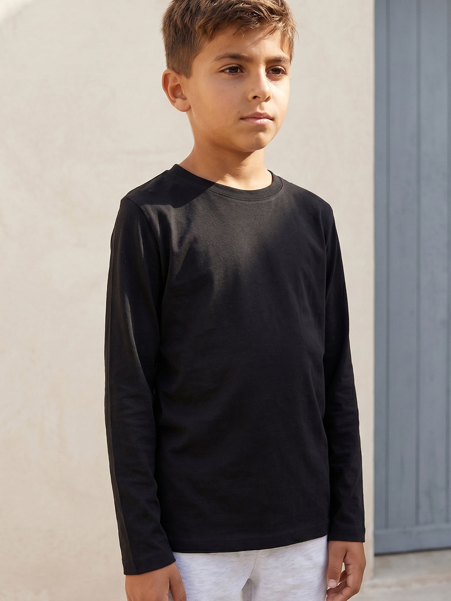 Crew Neck Long Sleeves T-Shirt