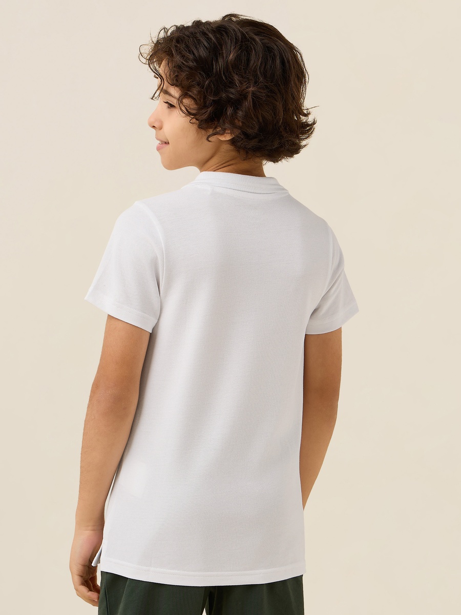 Collared Short Sleeves Polo T-Shirt with KSA National Day Print