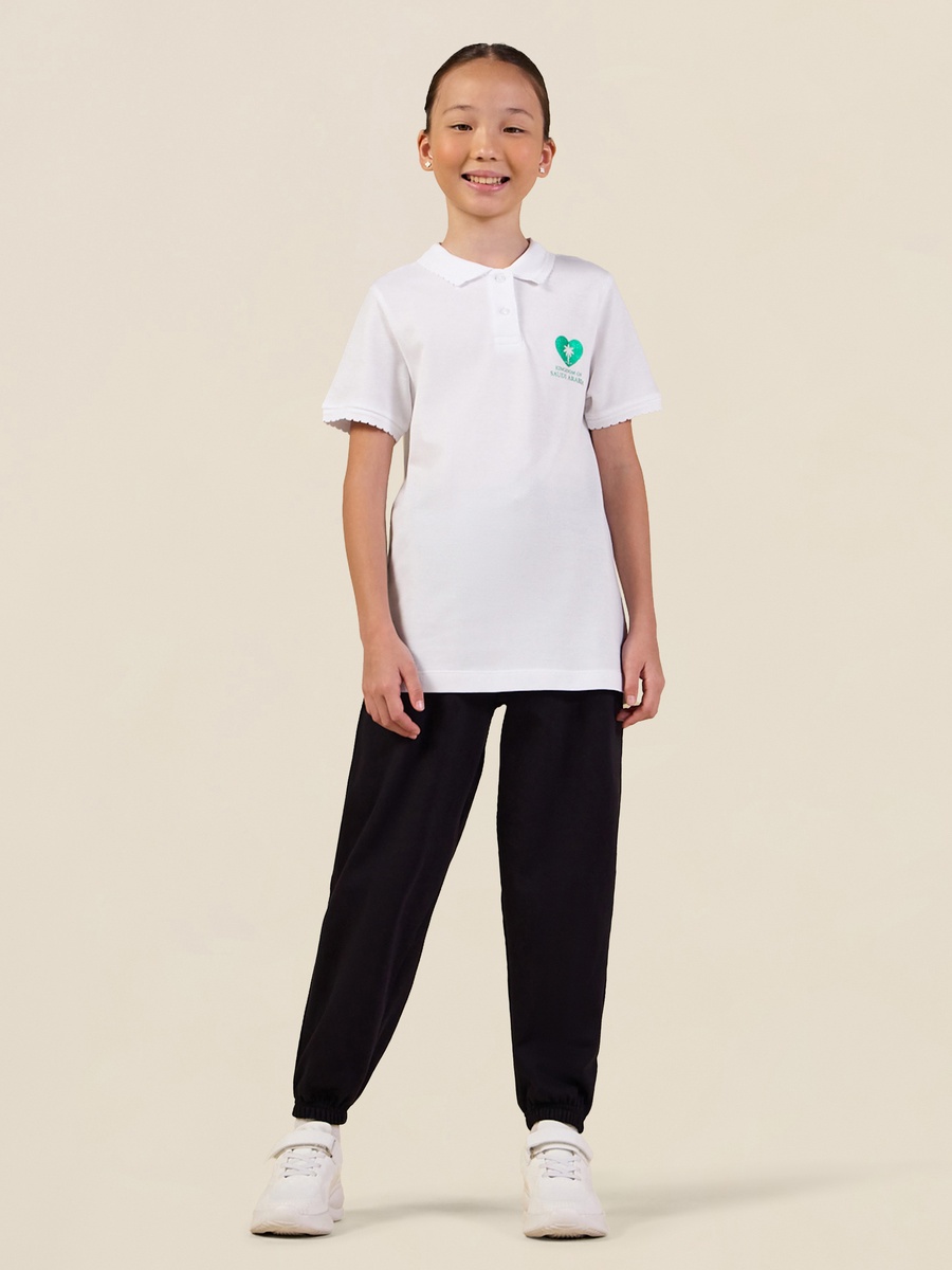 Collared Short Sleeves Polo T-Shirt with KSA National Day Print