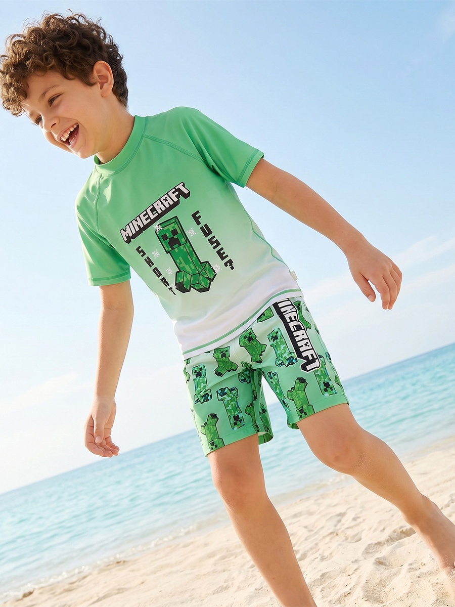 Boys Swim T-Shirt and Shorts Set