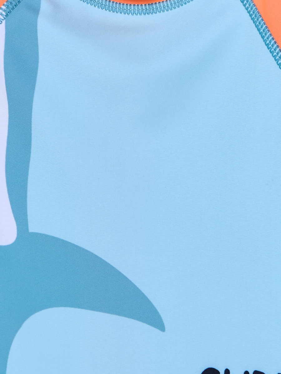 Boys Shark Print Swimsuit