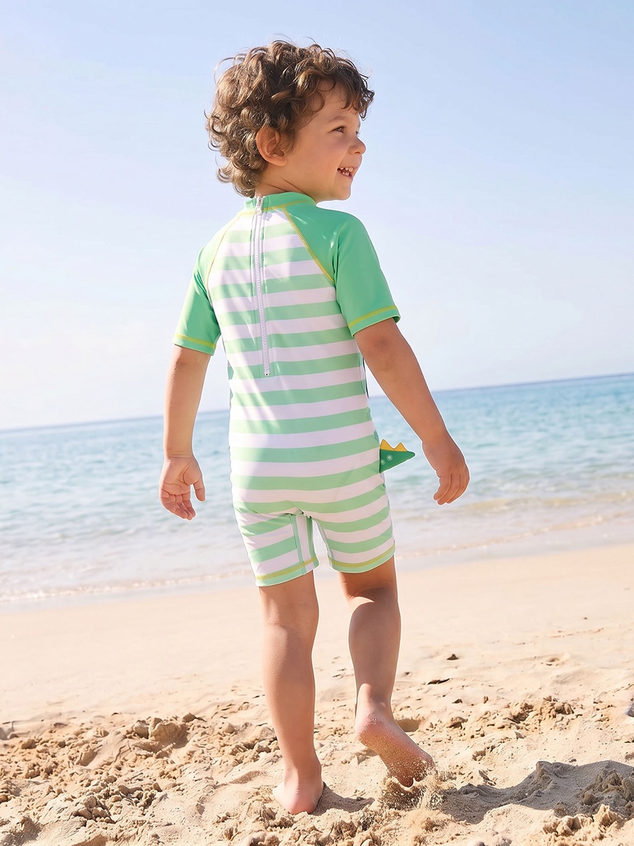 Boys Striped Swimsuit
