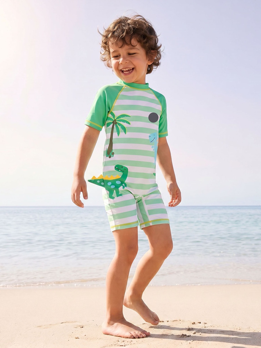 Boys Striped Swimsuit