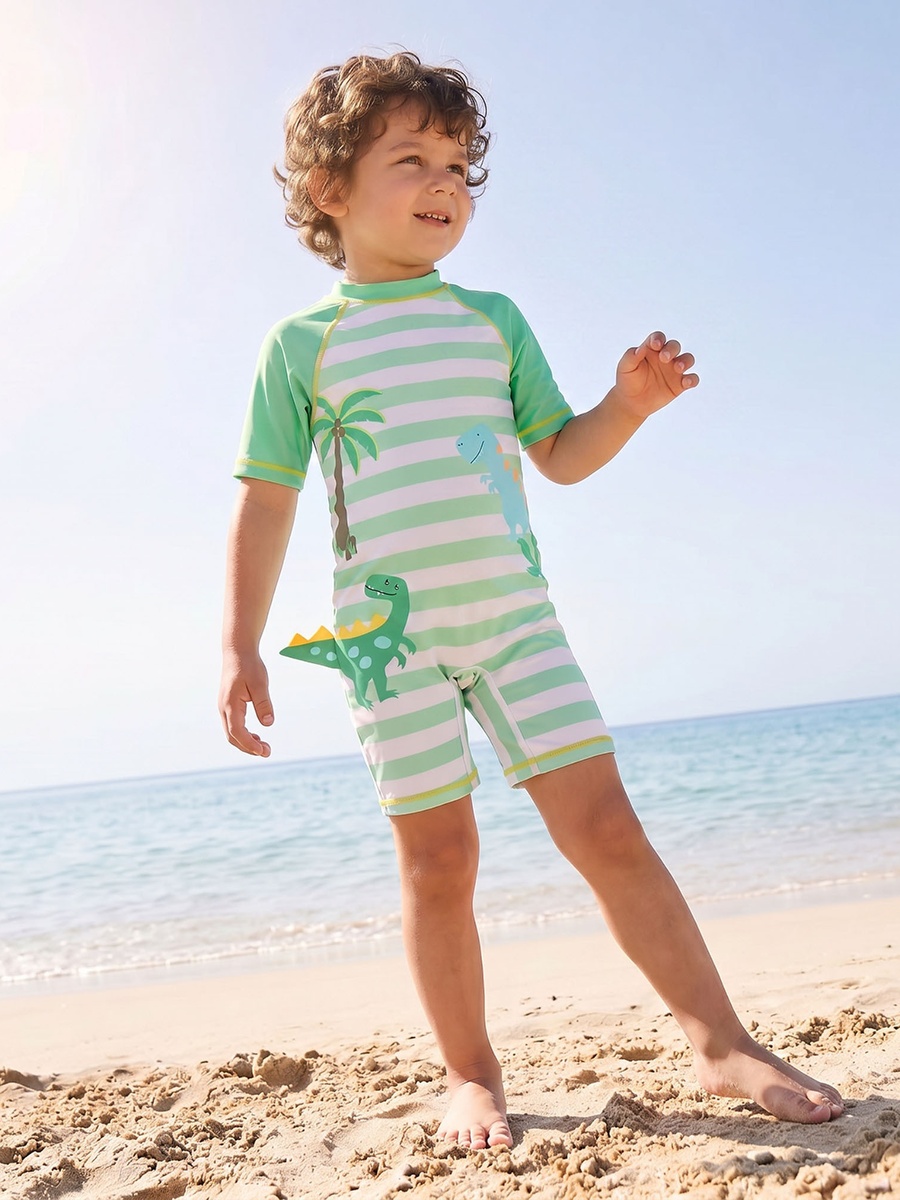 Boys Striped Swimsuit
