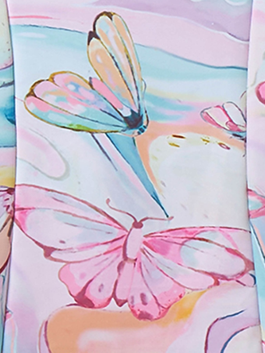Set of 3 Girls Butterfly Print Burkini