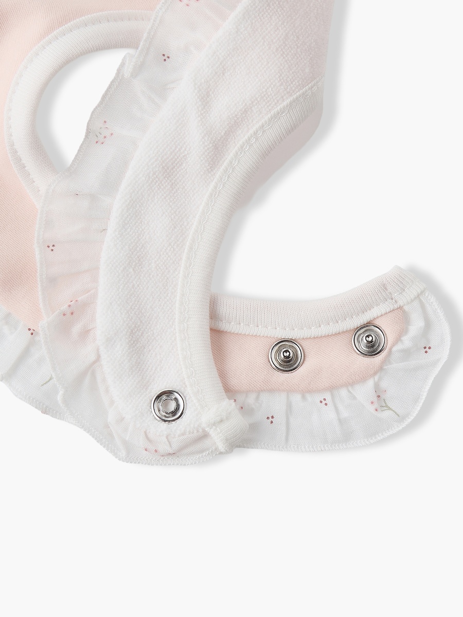 Baby Bib with Floral Print