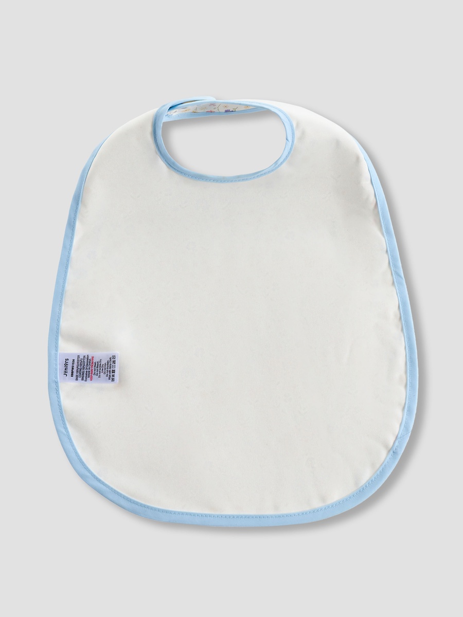 Pack of 2 Baby Bib with Snap Button Closure