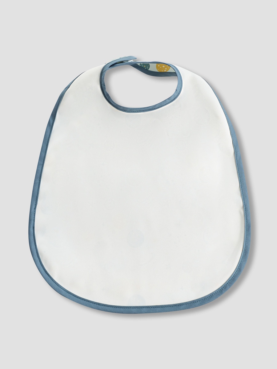 Pack of 2 Baby Bib with Snap Button Closure
