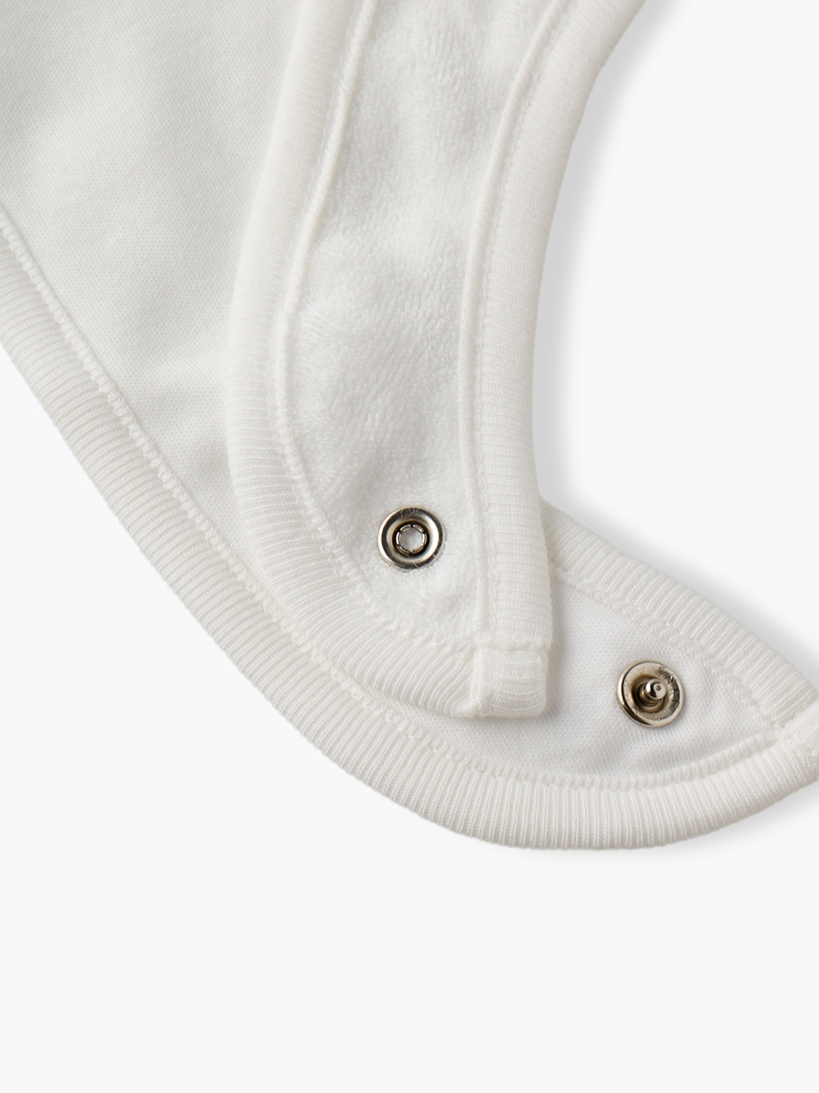 Baby Bib with Snap Button Closure