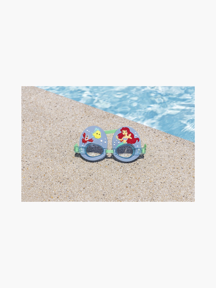 The Little Mermaid Print Swim Goggles