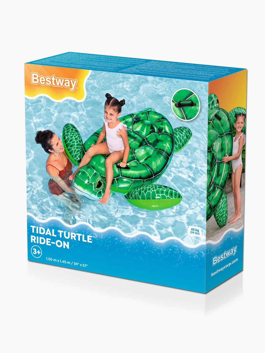 Tidal Turtle Inflatable Ride-On