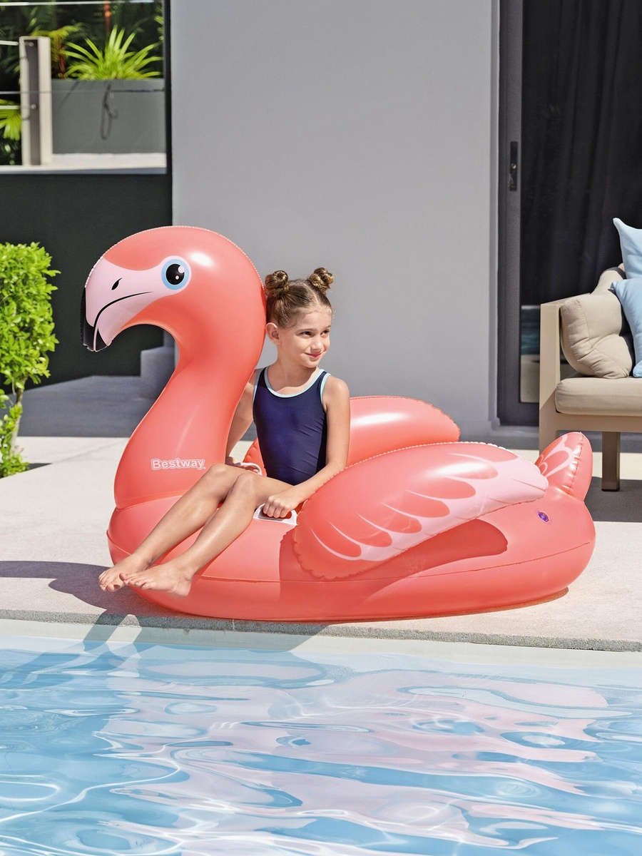 Flamingo Inflatable Ride-On Float
