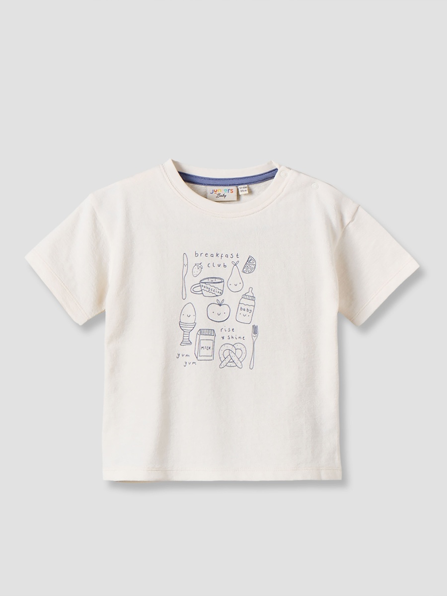 Crew Neck Short Sleeves T-Shirt and Shorts Set with Drawstring Closure