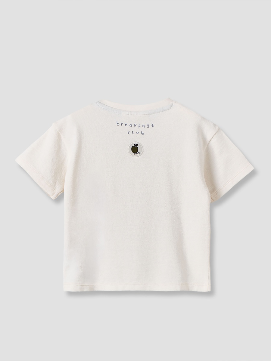 Crew Neck Short Sleeves T-Shirt and Shorts Set with Drawstring Closure