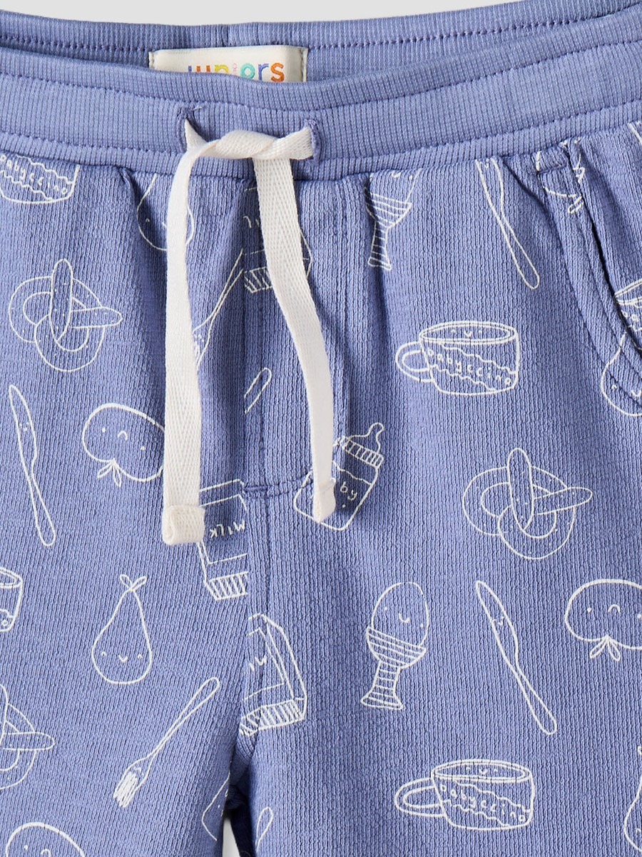 Crew Neck Short Sleeves T-Shirt and Shorts Set with Drawstring Closure