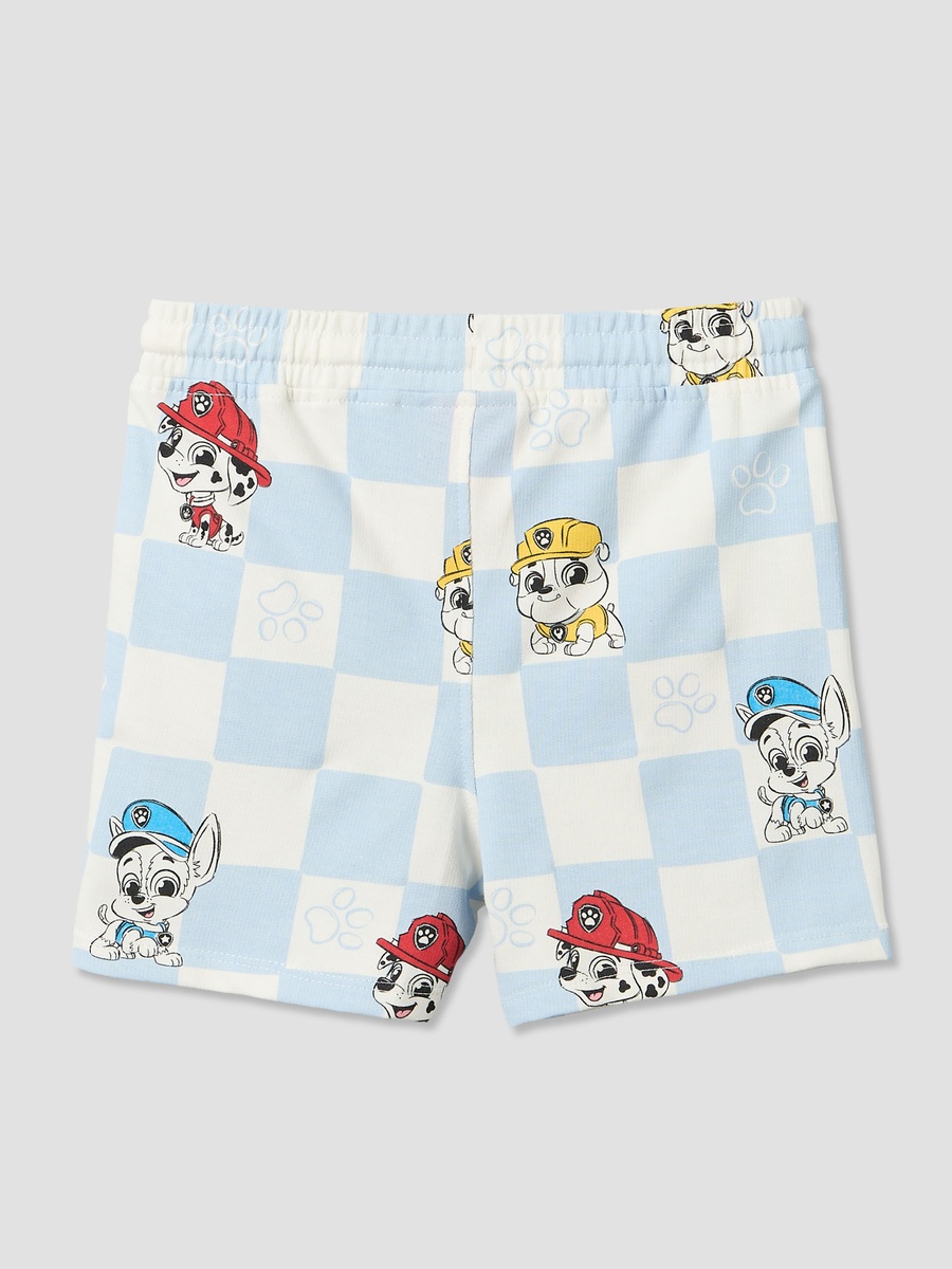 Crew Neck Short Sleeves T-Shirt and Shorts Set with PAW Patrol Print