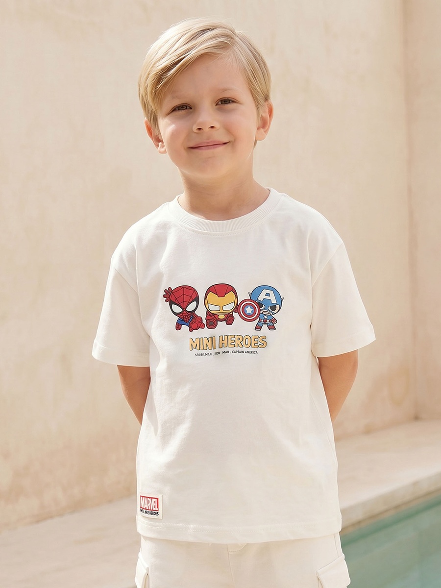 Crew Neck Short Sleeves T-Shirt and Shorts Set with Print