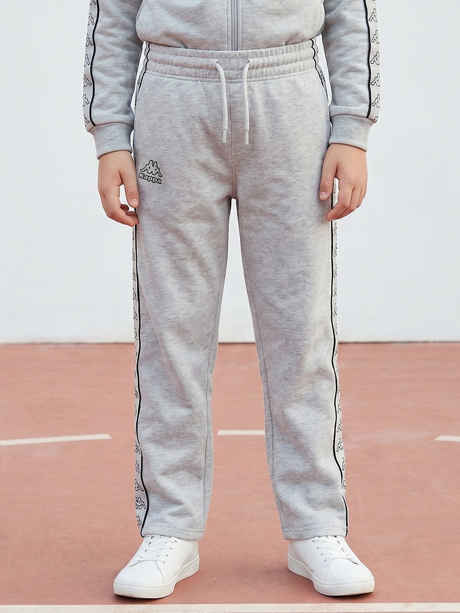 High Neck Long Sleeves Jacket and Track Pants Set with Zip Closure