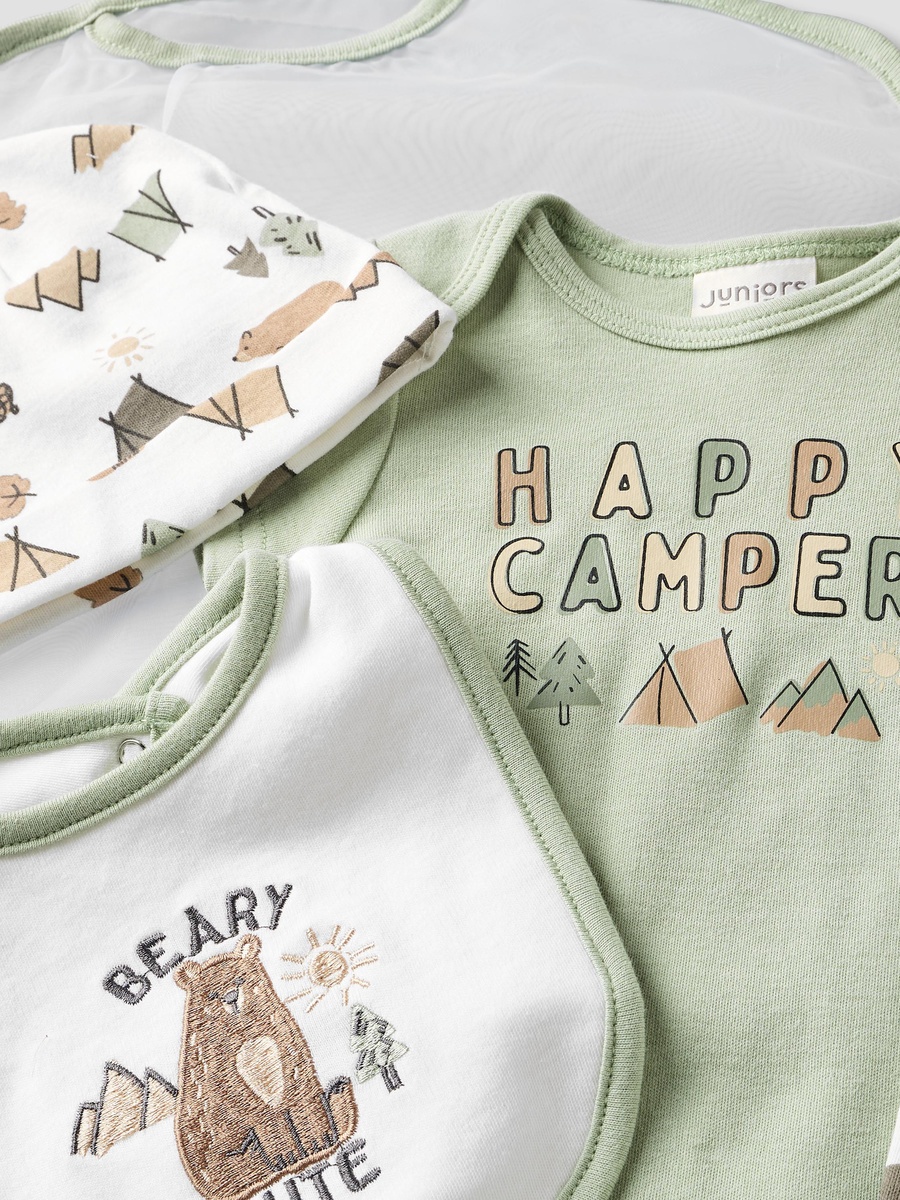 Set of 8 Clothing Gift Set with Camping Print