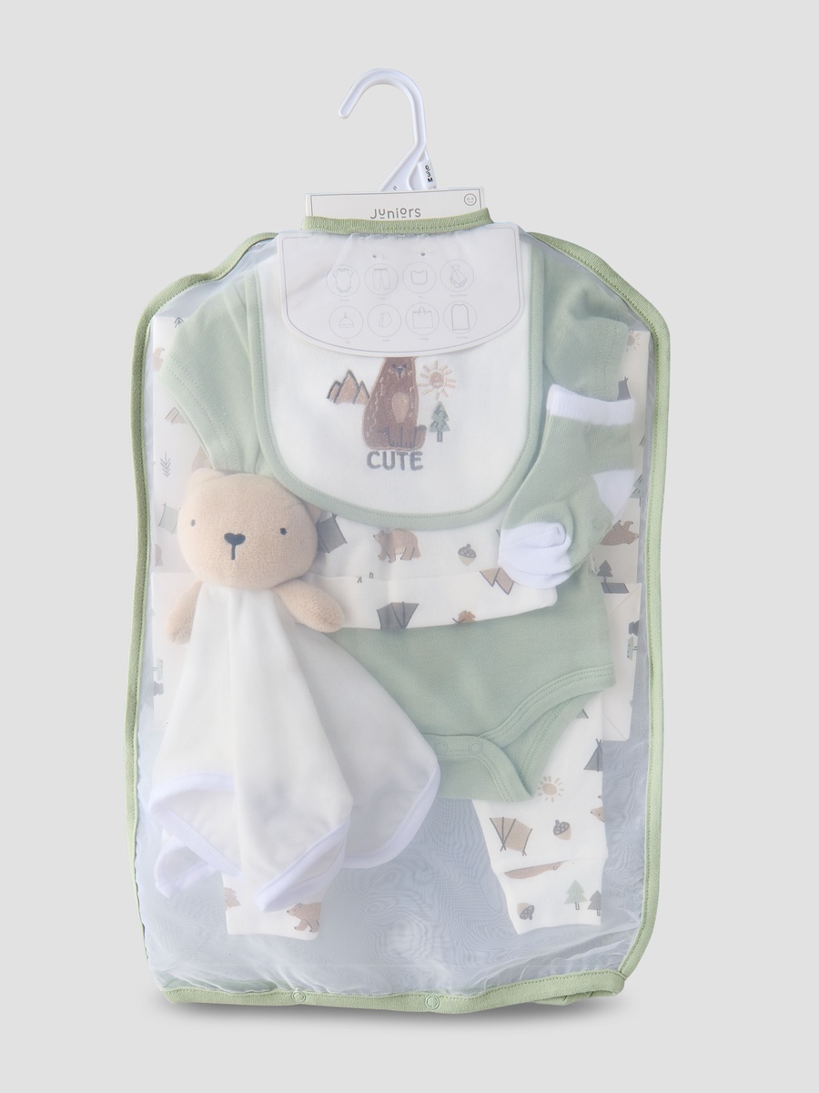 Set of 8 Clothing Gift Set with Camping Print