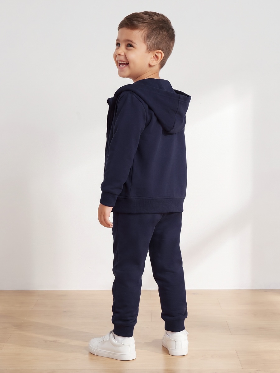 Boys School Set with Hooded Sweatshirt and Joggers